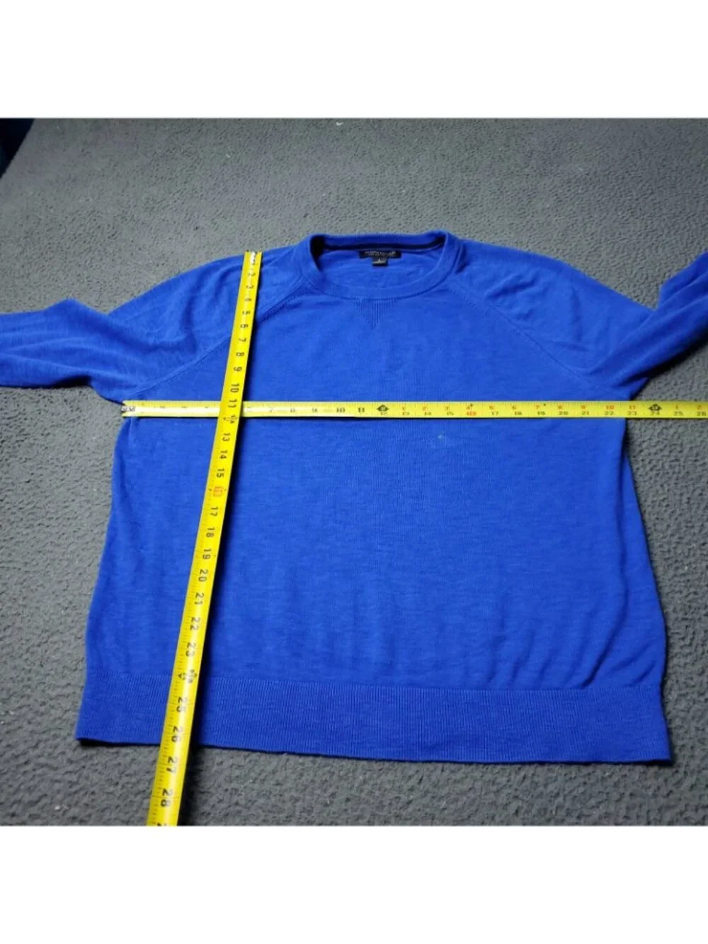 Banana Republic Sweater Mens L Large Blue Pullover Cotton Crew Neck Casual